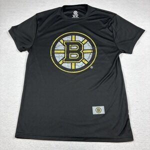 NHL Boston Bruins Calhoun Dri-Fit Black T-Shirt Performance Mens Medium